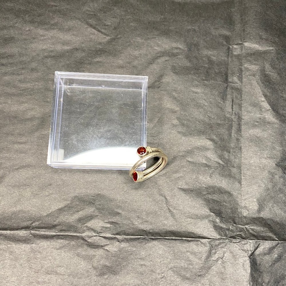 Vintage Coil Silver Ring View 2